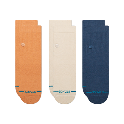 Icon Quarter Sock 3 Pack
