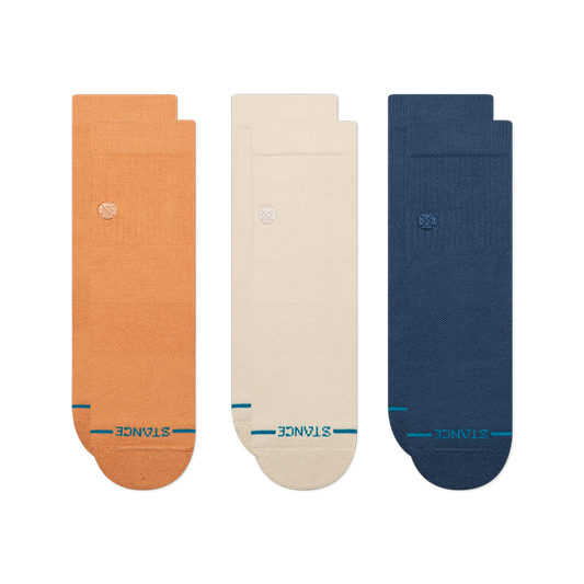 Icon Quarter Sock 3 Pack