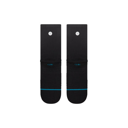 Icon Mid Solid Ribbed Crew Socks