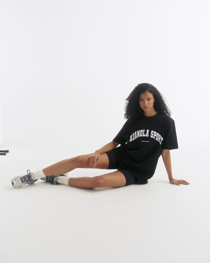 AS Short Sleeve Oversized T-shirt - Black/White