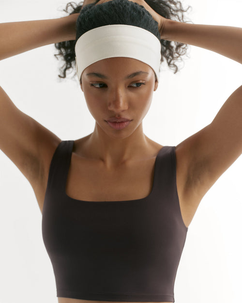 Jersey Headband - Marshmallow White