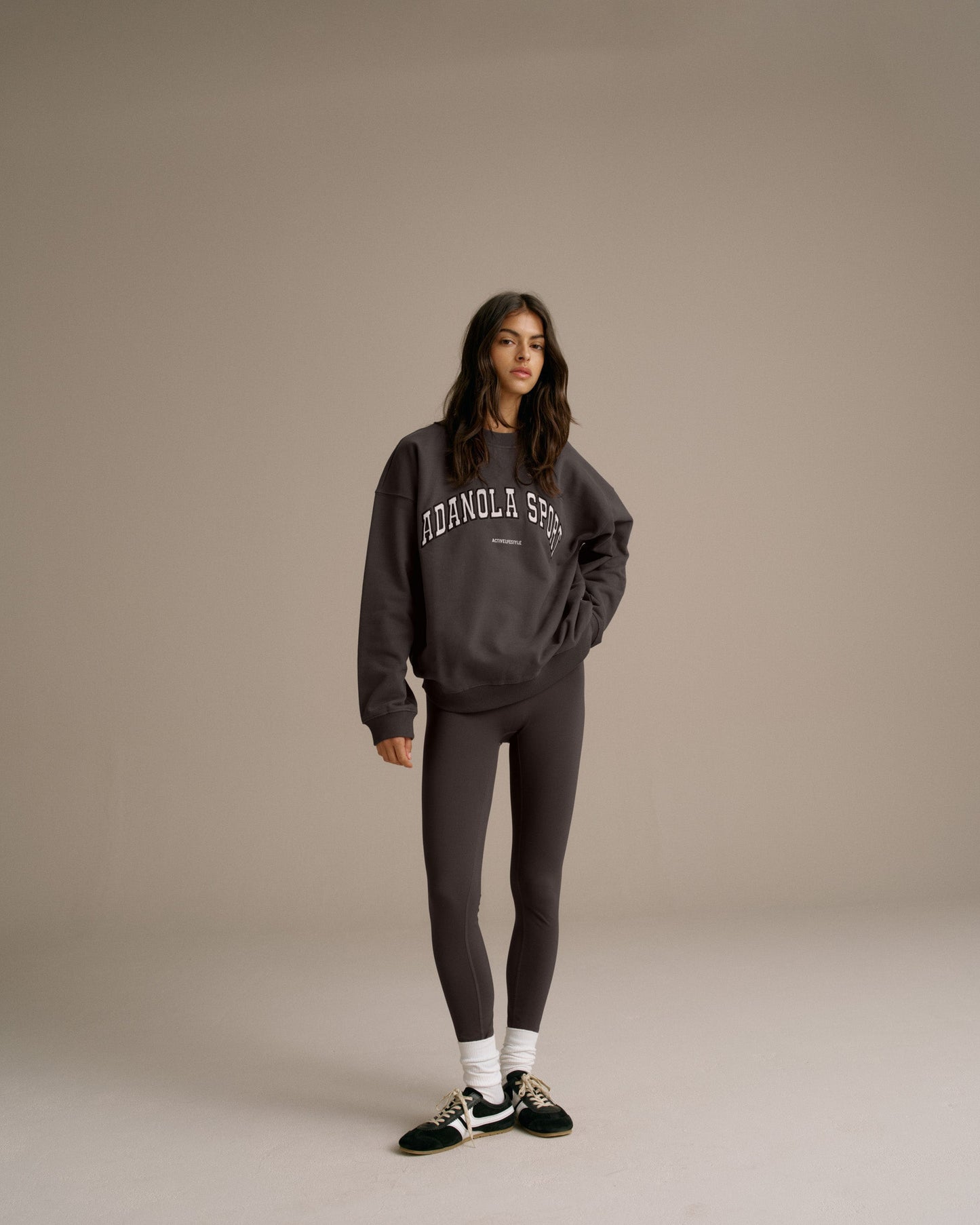 AS Oversized Sweatshirt - Washed Coffee Bean