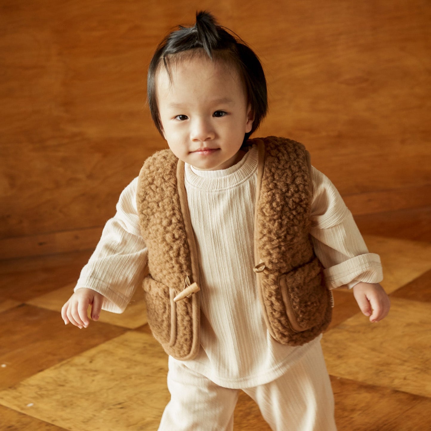 BINIBAMBA Merino Wool Snugglevest - Bruno