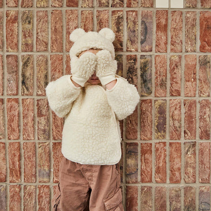 Binibamba Merino Mittens - Milk