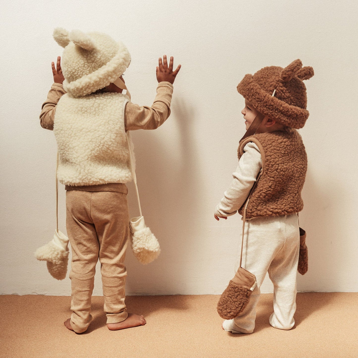 BINIBAMBA Merino Wool Snugglevest - Milk