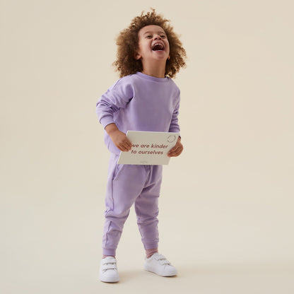 Generation Kind Oversized Sweatshirt & Joggers Outfit - Lilac