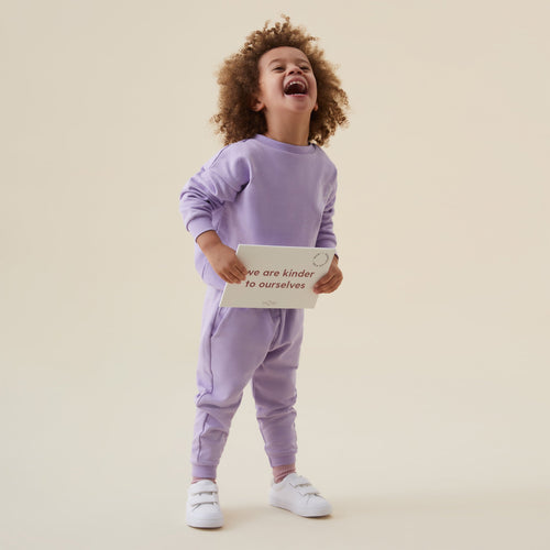 Generation Kind Oversized Sweatshirt & Joggers Outfit - Lilac
