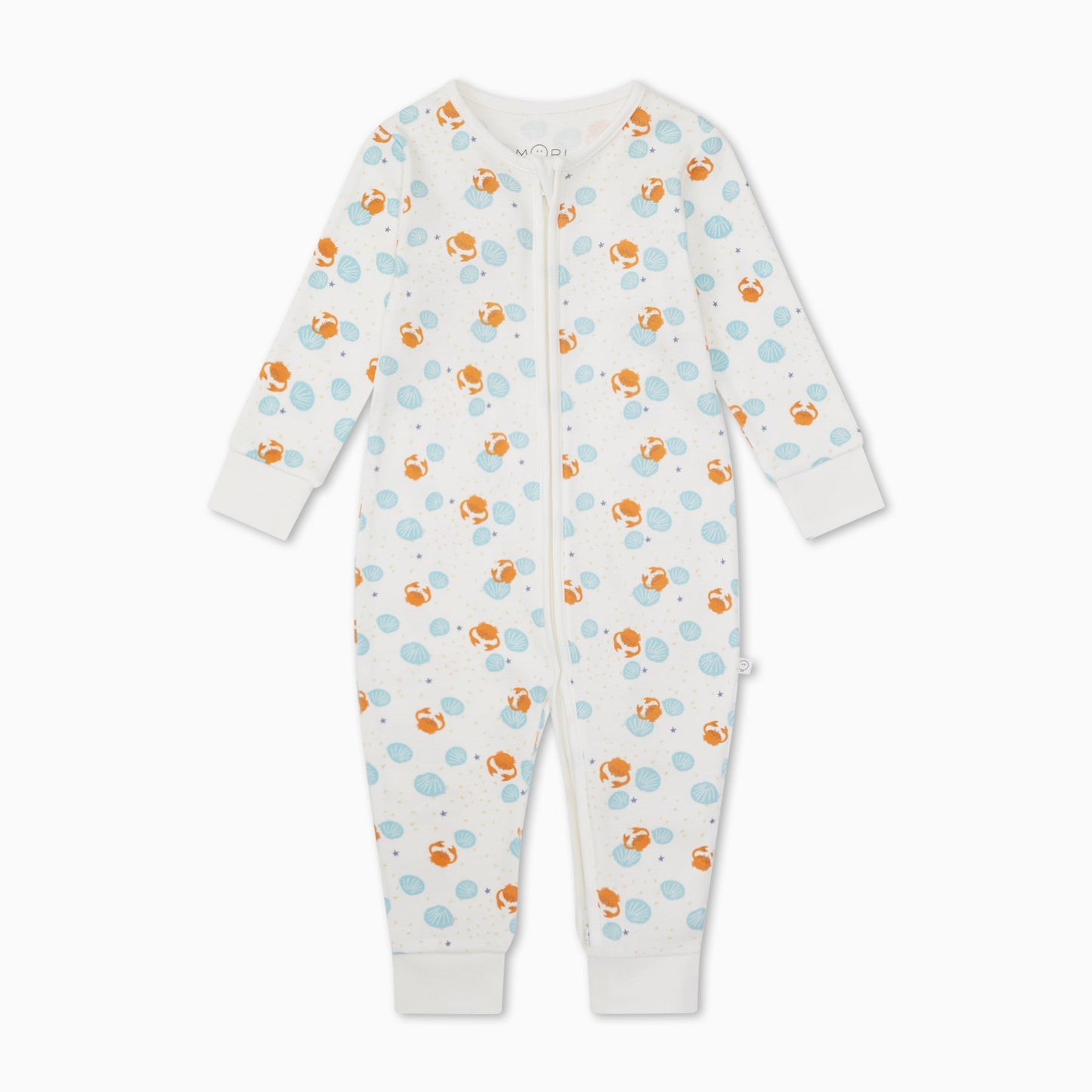 Crab & Shell Clever Zip Sleepsuit