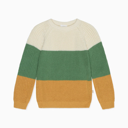 Colourblock Stripe Knitted Jumper