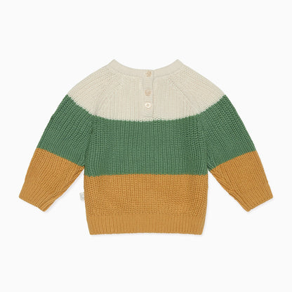 Colourblock Stripe Knitted Jumper