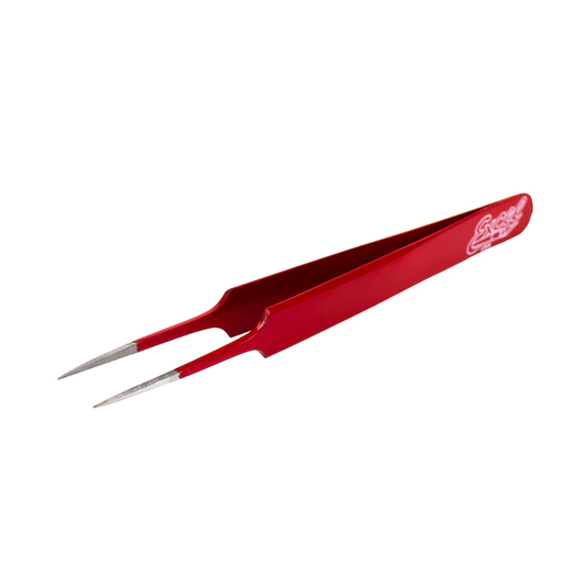Stainless Steel Ultra Fine Straight Point Tweezers - 4.75"