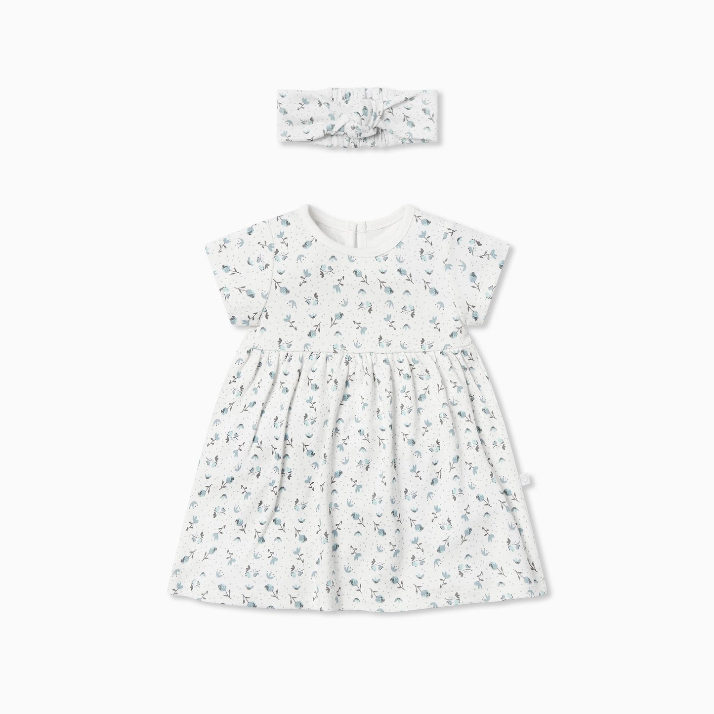 Floral Dress & Headband Outfit