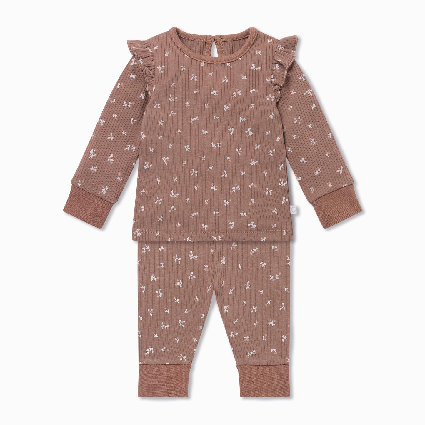 Floral Ribbed Pyjamas