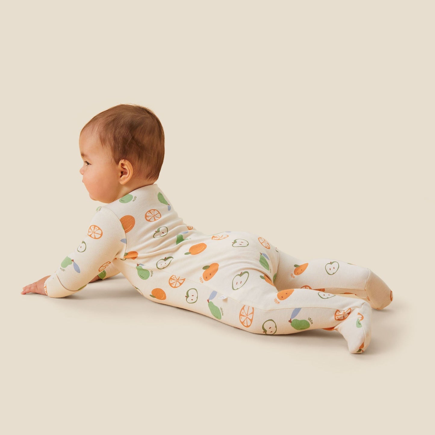 Fruit Print Clever Zip Sleepsuit