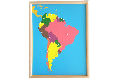 Puzzle Map of South America