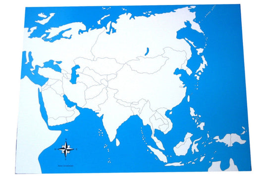 Unlabeled Asia Control Map