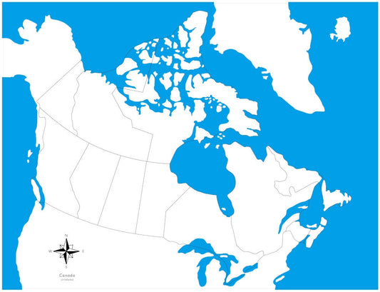 Unlabeled Canada Control Map