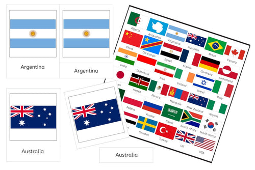 36 Flag 3-Part Cards (PDF)