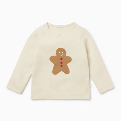 Gingerbread T-Shirt & Ribbed Leggings Outfit