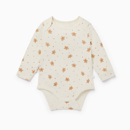 Gingerbread Bodysuit & Ribbed Leggings Outfit
