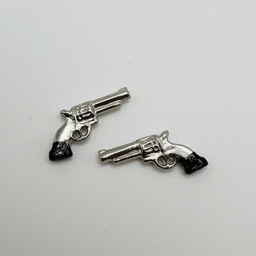 Set of 2 Pistols  for Display - 1/12 Scale Dollhouse Miniature