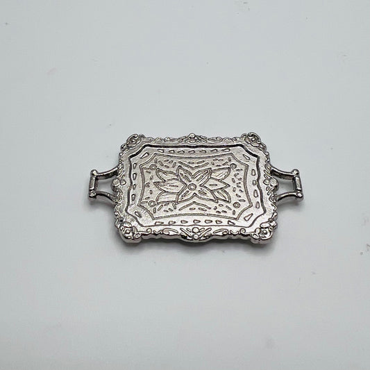 Metal Tray - 1/12 Scale Dollhouse Miniature