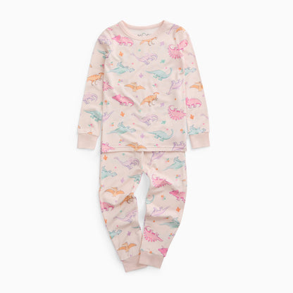 Dinosaur Nights Pyjamas - Pink