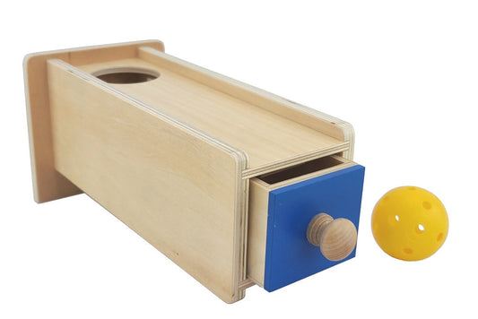 Object Permanence Box with Drawer