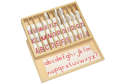 Printed Alphabet (Red) with Box