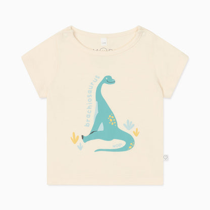 Brachiosaurus Dino T-Shirt & Ribbed Leggings Outfit