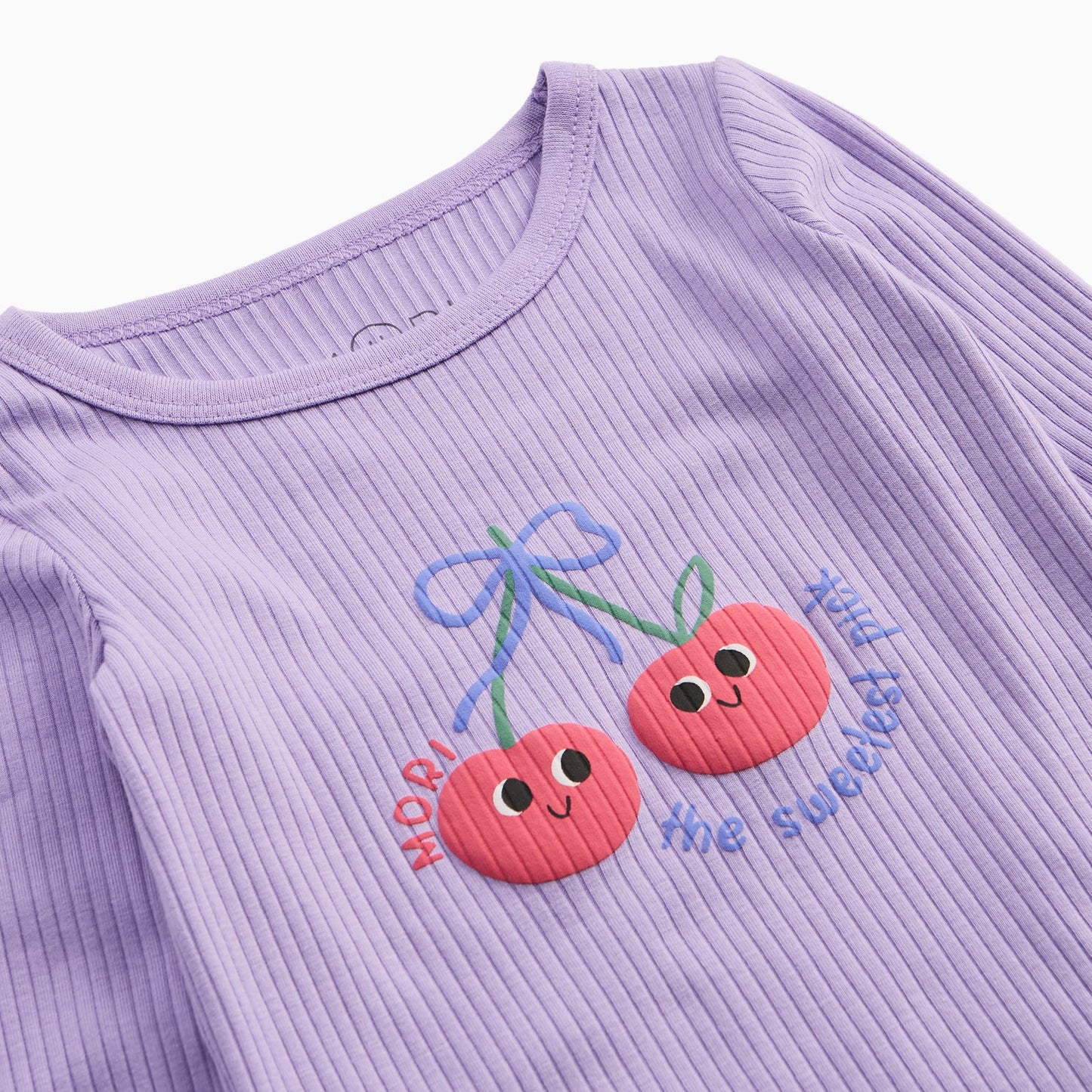 Cherry Ribbed Pyjamas