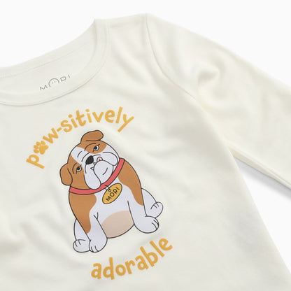 Bulldog Long Sleeve Top