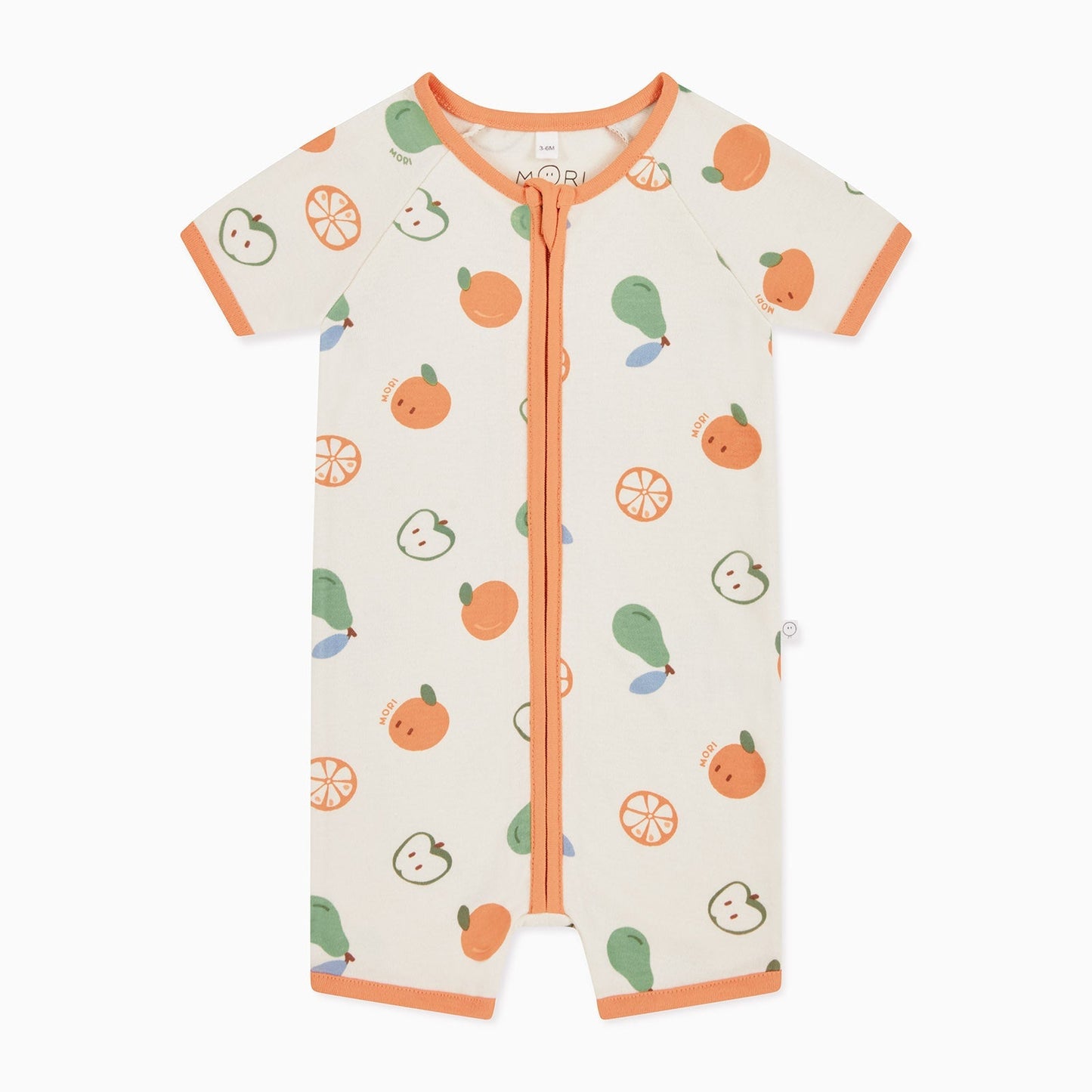 Fruit Print Zip Summer Sleepsuit