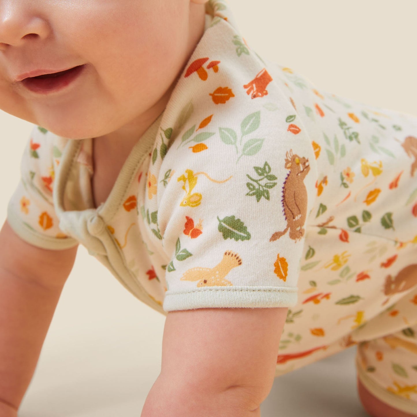 Gruffalo Woodland Zip Summer Sleepsuit