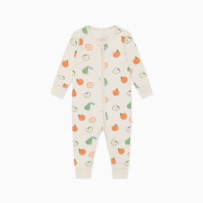 Fruit Print Clever Zip Sleepsuit
