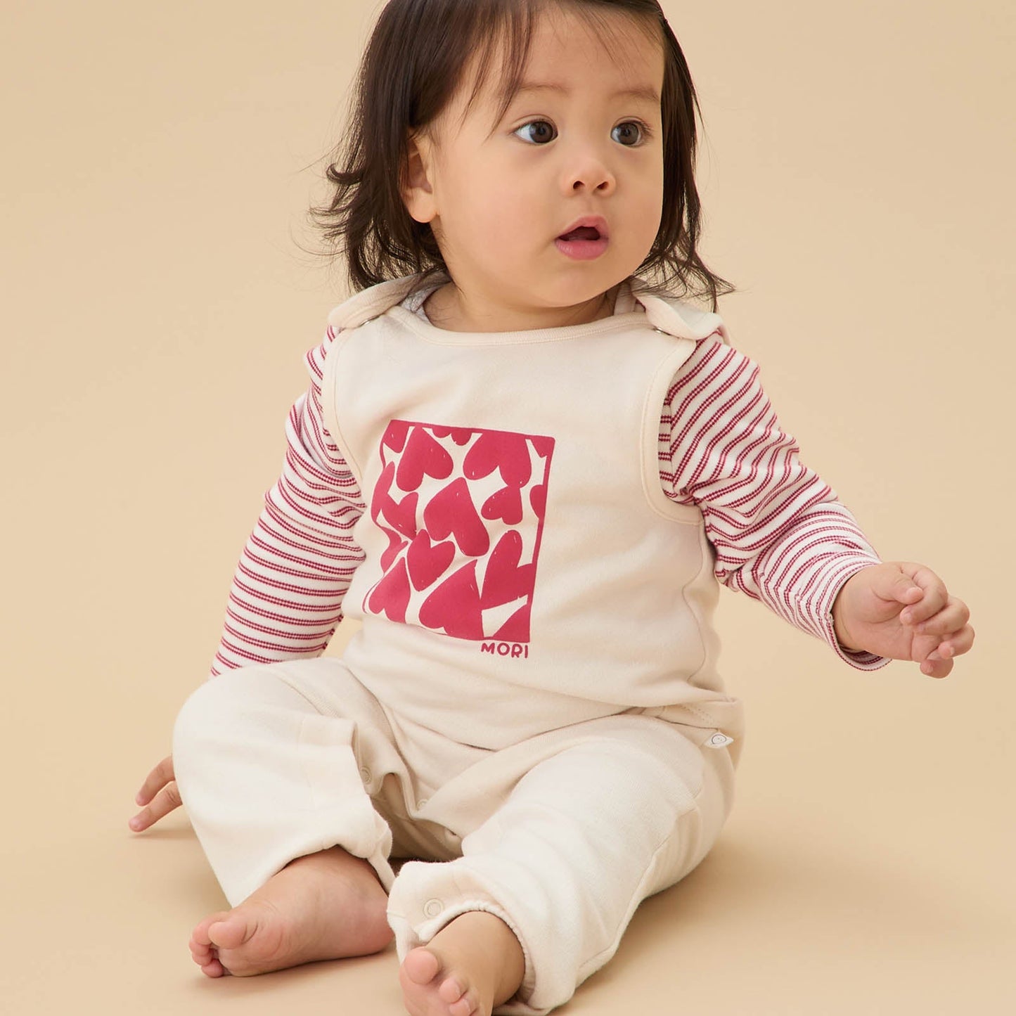 Hearts Dungarees