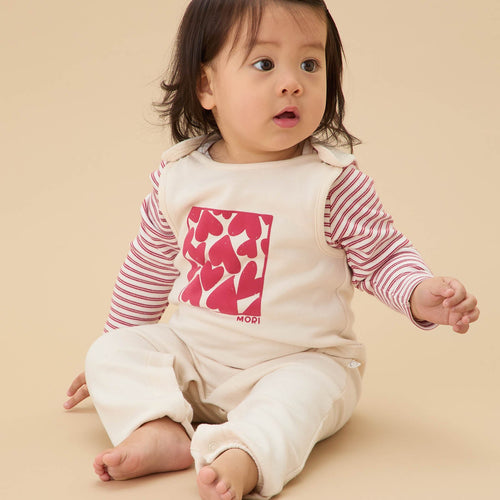 Hearts Dungarees