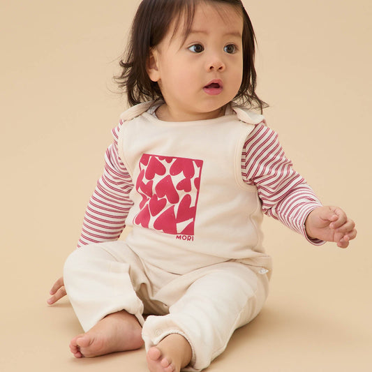 Hearts Dungarees