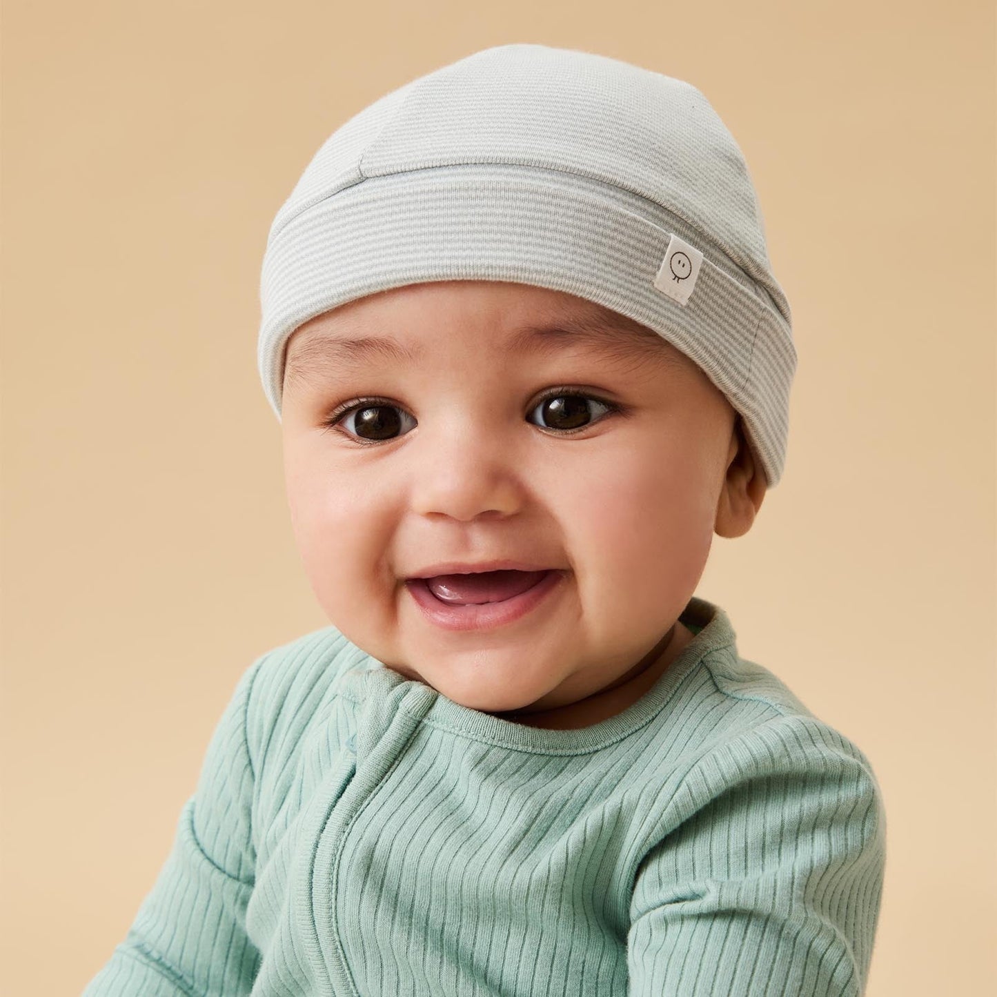 Baby Hat - Blue Stripe