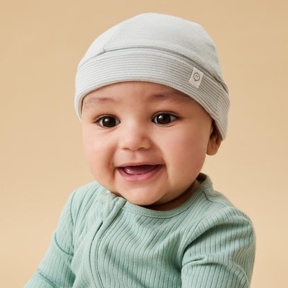 Baby Hat - Blue Stripe