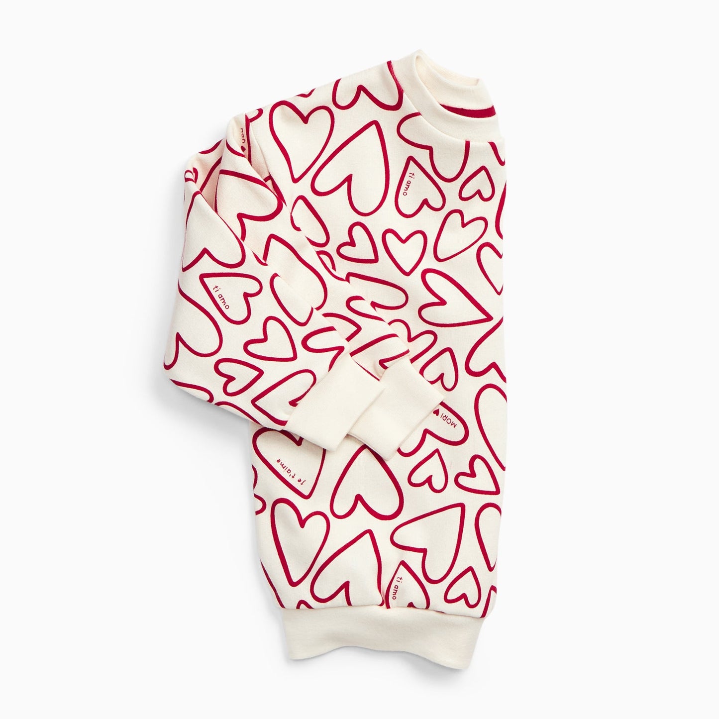 Hearts Oversized Sweatshirt