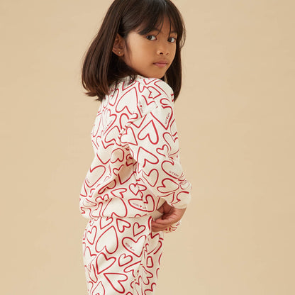 Hearts Oversized Sweatshirt