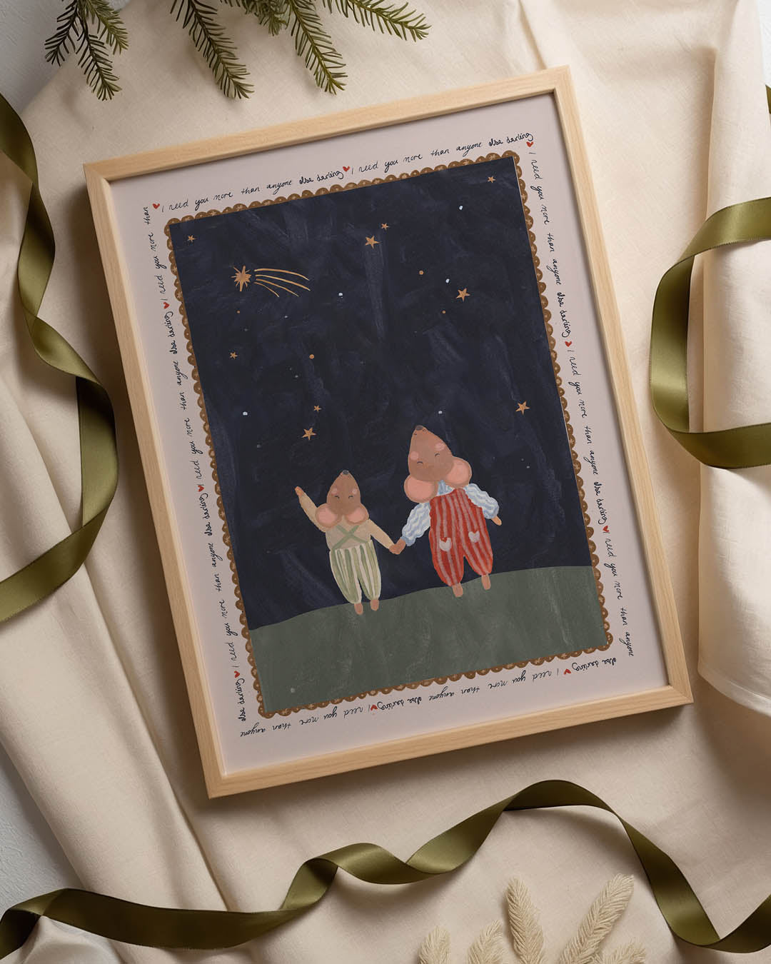I Need You - Two Mice Art Print