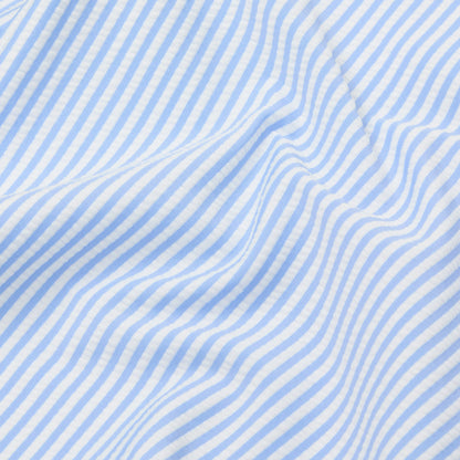 Cloud Stripe Seersucker Rash Vest