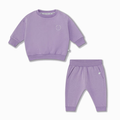 Generation Kind Oversized Sweatshirt & Joggers Outfit - Lilac