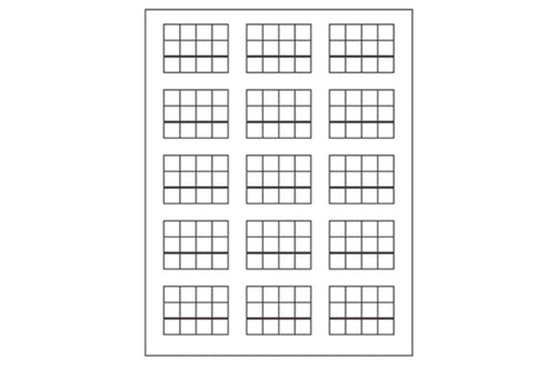 Stamp Game Paper, 15 Problems (50 sheets)