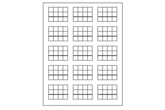 Stamp Game Paper, 15 Problems (50 sheets)