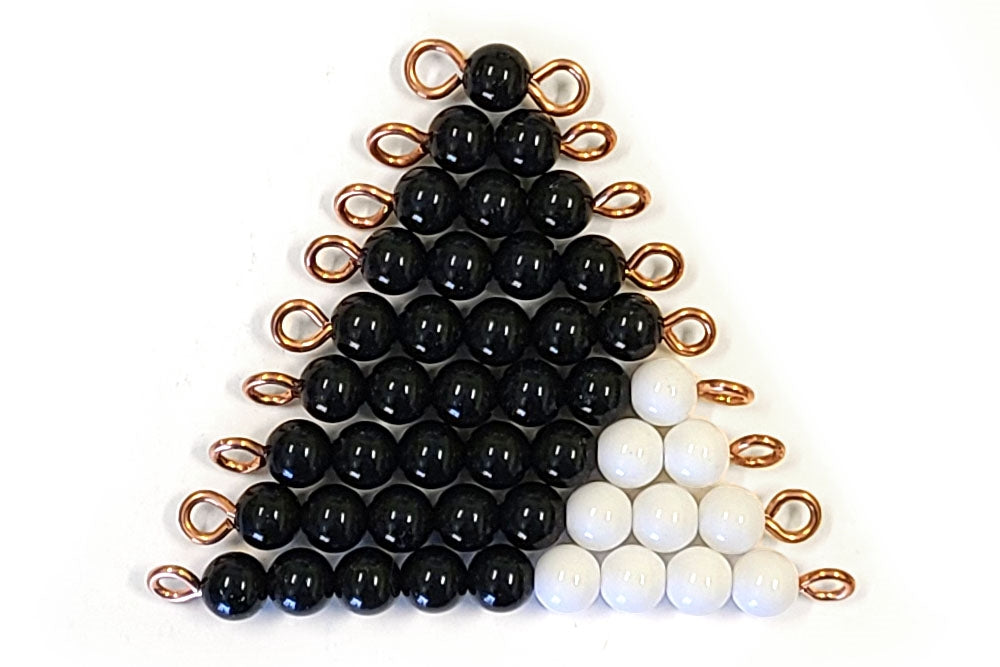 Black and White Bead Stairs - 1 Set (N Beads)
