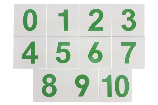 0-10 Number Cards
