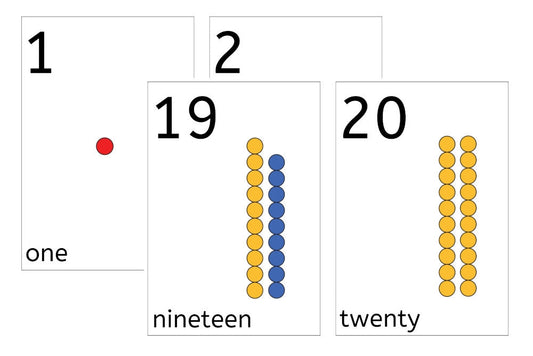 Bead Bar Number Cards 1-20 (Large, PDF)